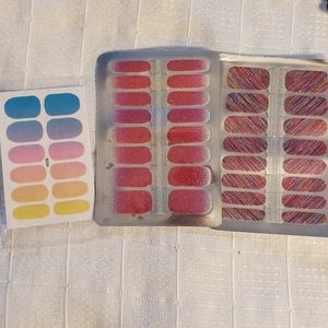 Colorful and ombre Nail polish strips